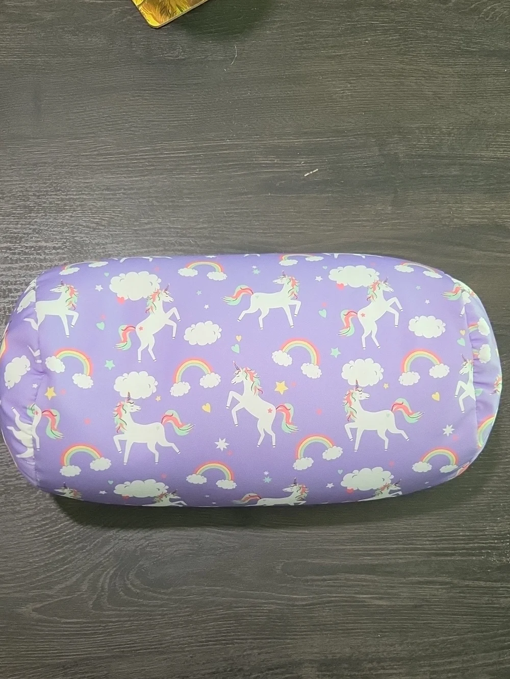 Comfort Bay Purple Unicorn Neck Pillow for Kids